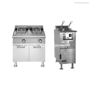 Équipement de cuisine de friteuse électrique double face marine