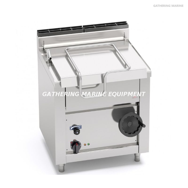 Poêle à frire inclinable électrique marine en acier inoxydable