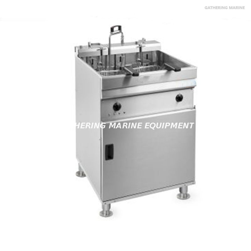 Équipement de cuisine de friteuse électrique double face marine