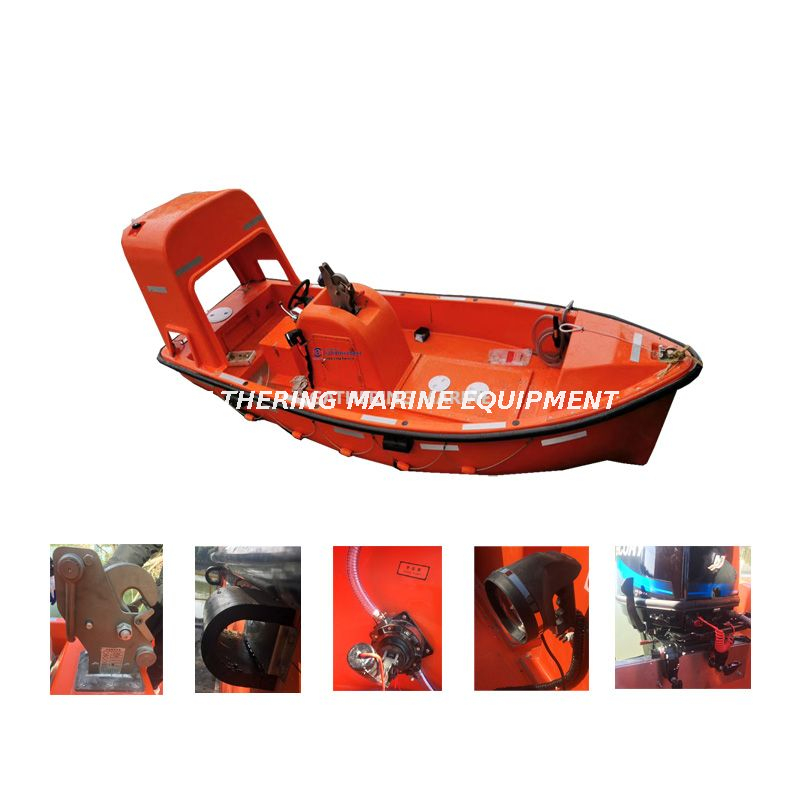Bateau de sauvetage marin approuvé par SOLAS