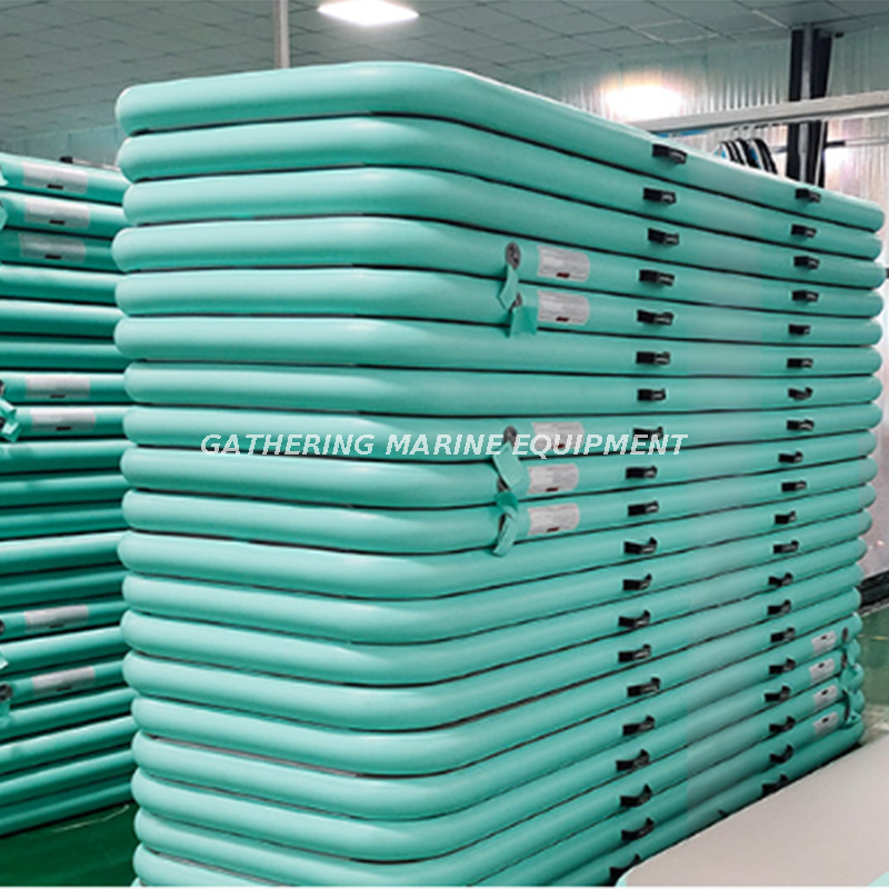 Tapis de yoga flottant gonflable pour sports nautiques flottants