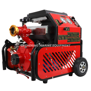 Moteur essence/diesel de pompe à incendie portable pour la lutte contre les incendies