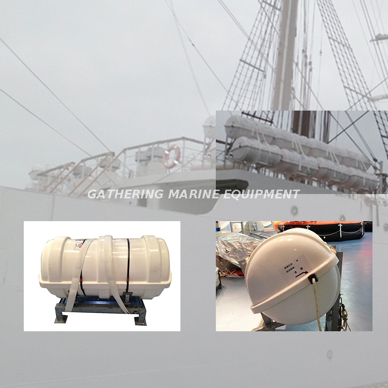 Radeau de sauvetage gonflable à jeter par-dessus bord SOLAS 6-35 personnes avec certificat CCS CE