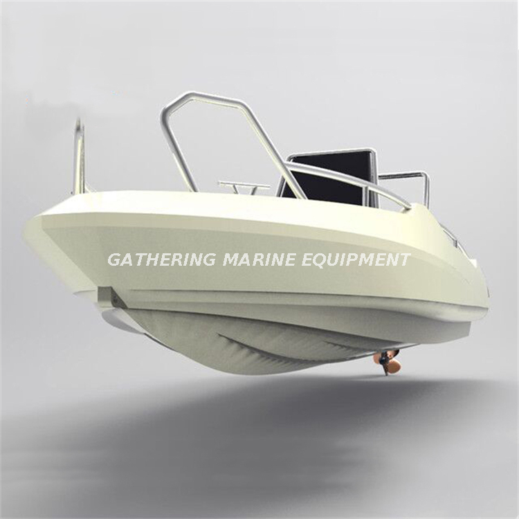Bateau en plastique PE bateau à rames bateau en polyéthylène durable pour la rivière de pêche