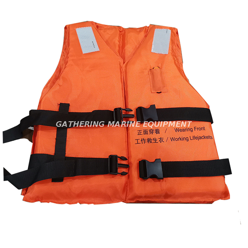 Gilet d'adultes de sports nautiques de gilet de sauvetage de travail du polyester 75N