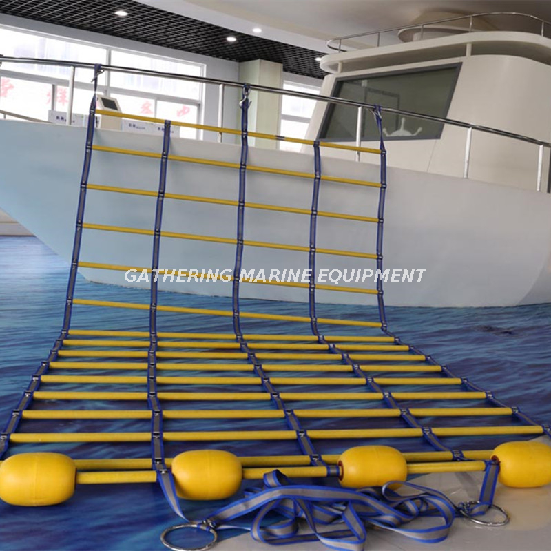 Filet d'escalade de filet de sécurité maritime pour le sauvetage d'urgence