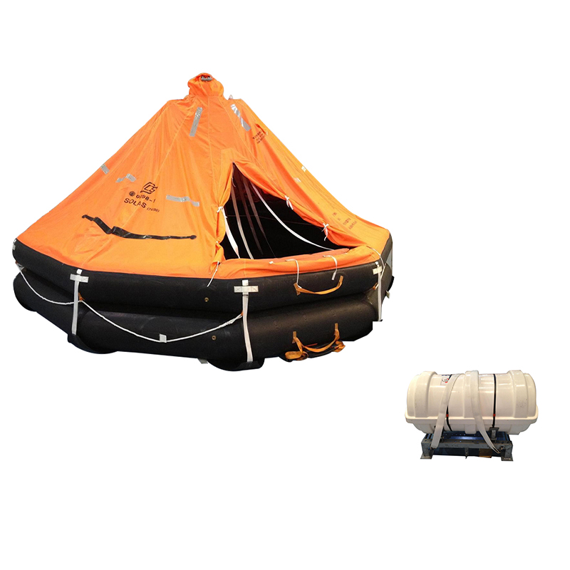 Instructions d'utilisation pour la mise à l'eau et l'embarquement du radeau de sauvetage