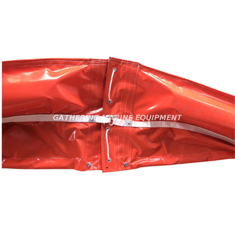 Boom absorbant les déversements d'hydrocarbures en PVC