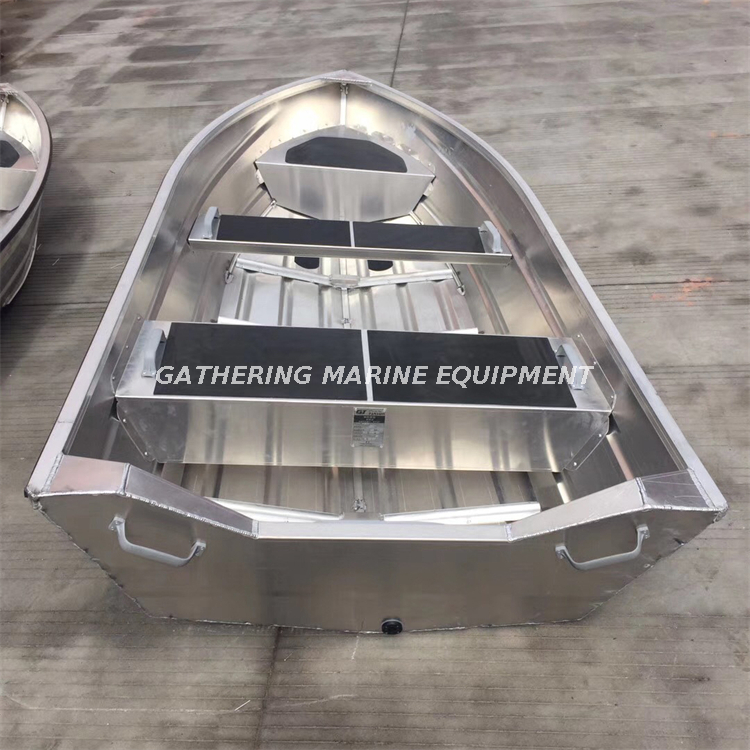Bateau de pêche en aluminium, bateau Durable, coque en alliage d'aluminium