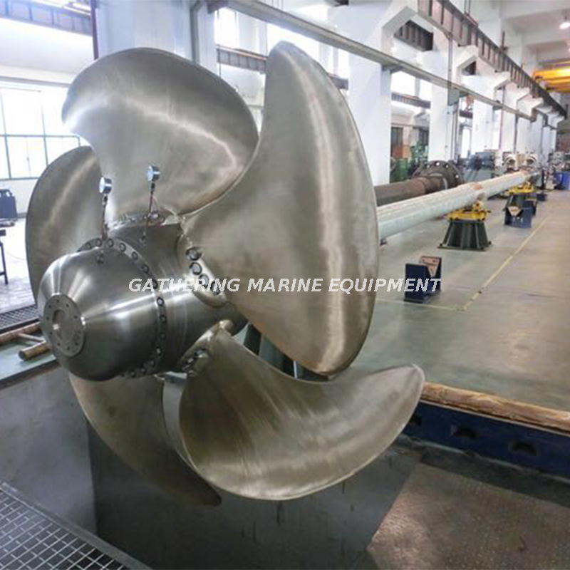 Hélice marine de cuivre adaptée aux besoins du client par hélice de bateau de conception spéciale de propulsion marine