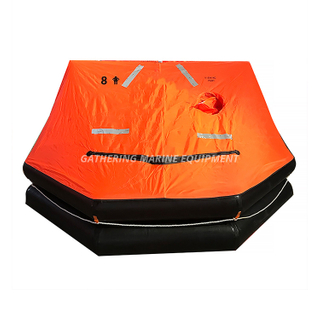 Équipement d'urgence maritime SOLAS Un radeau de sauvetage gonflable à redressement automatique pour 10 personnes