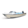 Bateau de pêche en aluminium, bateau Durable, coque en alliage d'aluminium