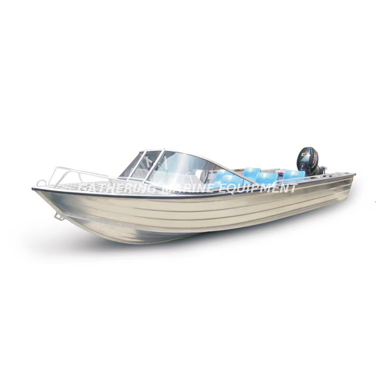 Bateau de pêche en aluminium, bateau Durable, coque en alliage d'aluminium