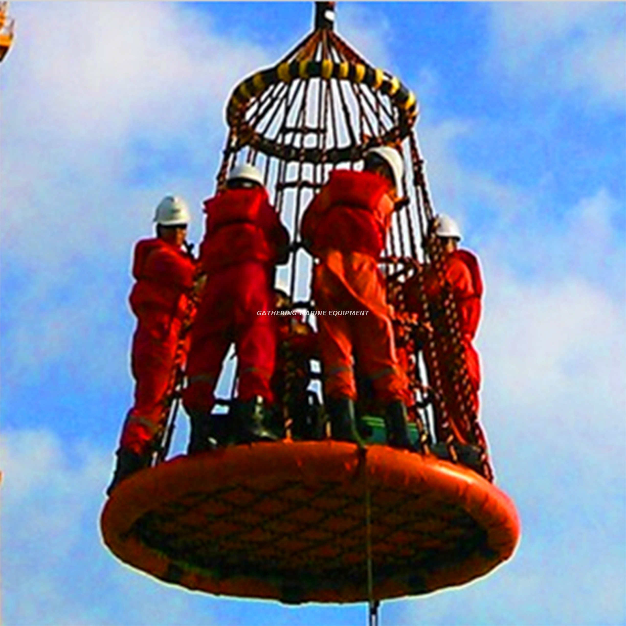 Panier de transfert de personnel de plate-forme pétrolière marine