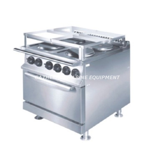 Cuisinière marine avec four cuisinière de type plaque chauffante ronde