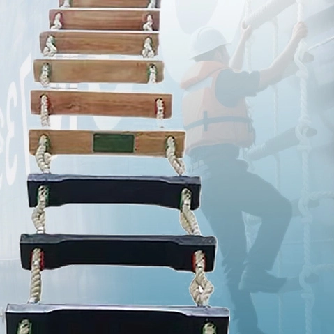 Différence entre l'échelle de pilote et l'échelle de corde d'embarquement