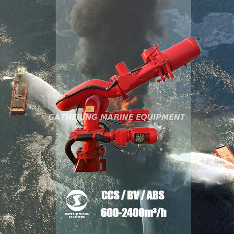 Moniteur d'incendie 600-2400 m³ pour système de lutte contre l'incendie externe marin FIFI avec certification ABS CCS BV