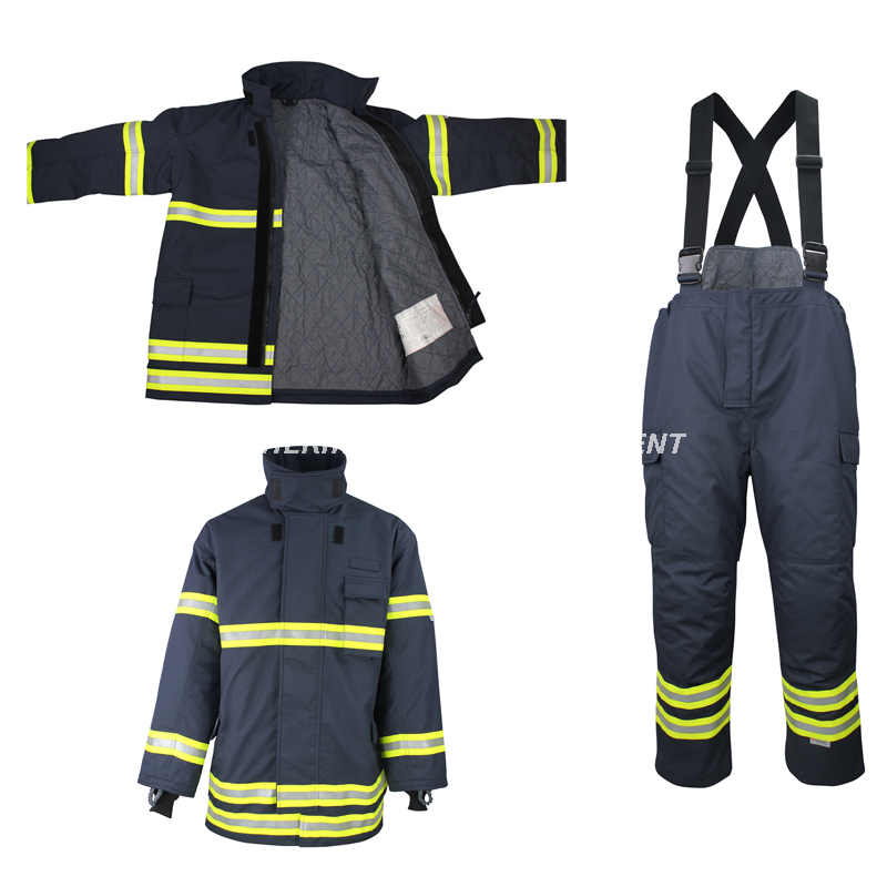 Combinaison de pompier Standard EN, combinaison de lutte contre l'incendie imperméable et ignifuge, salopette de pompier, tenue de pompier