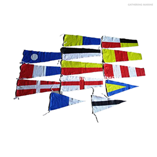 Drapeaux de signalisation maritime Drapeau de signalisation maritime internationale en polyester à vendre
