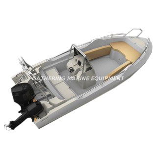 Bateau en plastique PE bateau à rames bateau en polyéthylène durable pour la rivière de pêche