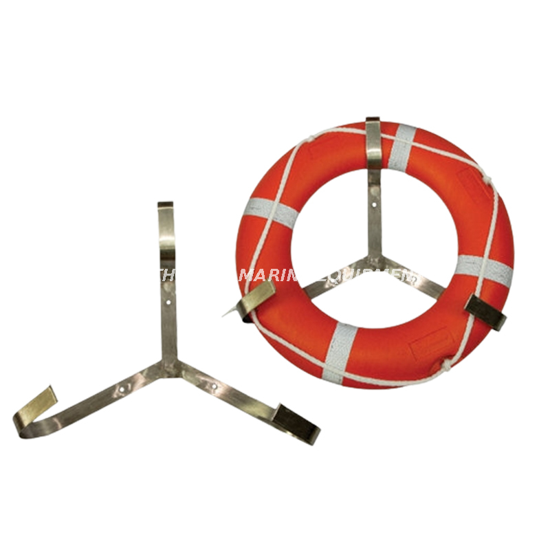 Support de bouée de sauvetage en acier inoxydable, support de montage de 4.3kg