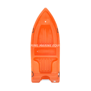 Navires de pêche de sécurité en mer en plastique de 3,6 m avec moteur hors-bord
