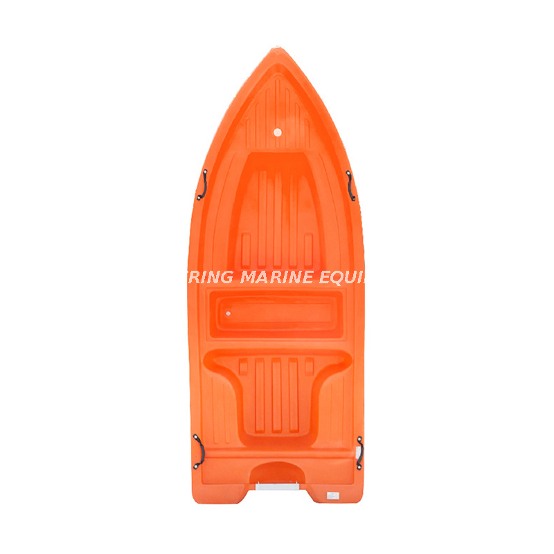 Navires de pêche de sécurité en mer en plastique de 3,6 m avec moteur hors-bord