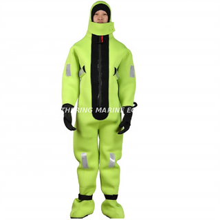 Combinaison de survie Mairne, combinaison d'immersion en eau froide avec gants séparés à cinq doigts