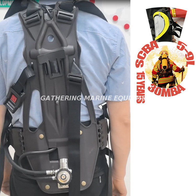 Cylindre d'air comprimé de rechange 5L / 6L / 6,8 L pour appareil respiratoire à air autonome