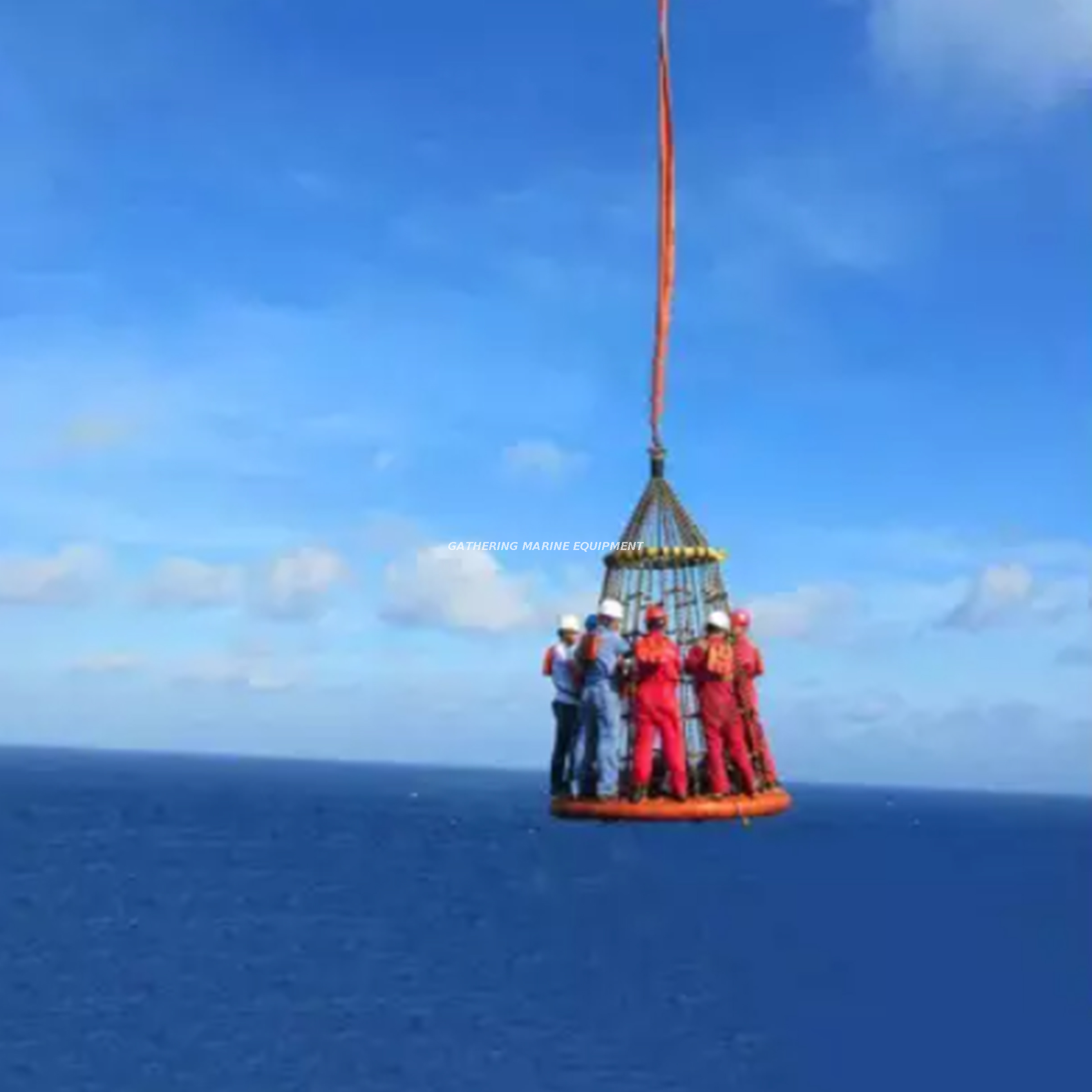Panier de transfert de personnel de plate-forme pétrolière marine