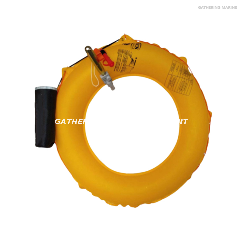 Bouée de sauvetage gonflable automatique CE jetant des bouées de sauvetage