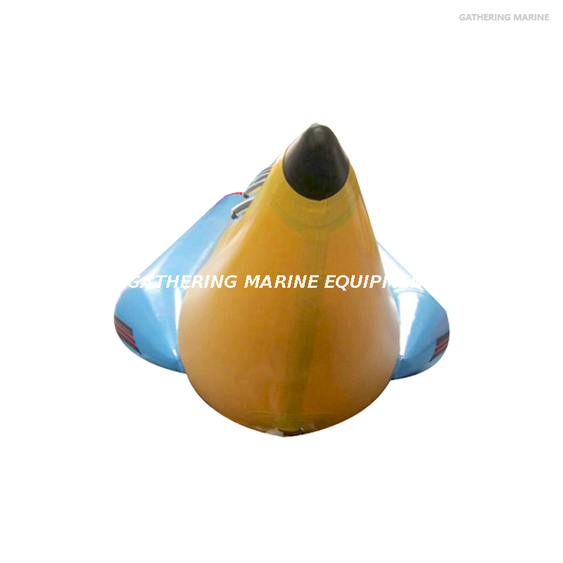 Bateau gonflable de poisson de mouche de parc aquatique de bateau banane remorquable en PVC de 3 à 10 personnes