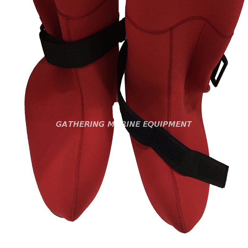 Combinaison de survie Mairne, combinaison d'immersion en eau froide avec gants séparés à cinq doigts