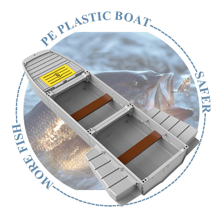 Bateau en plastique de 3,3 m2