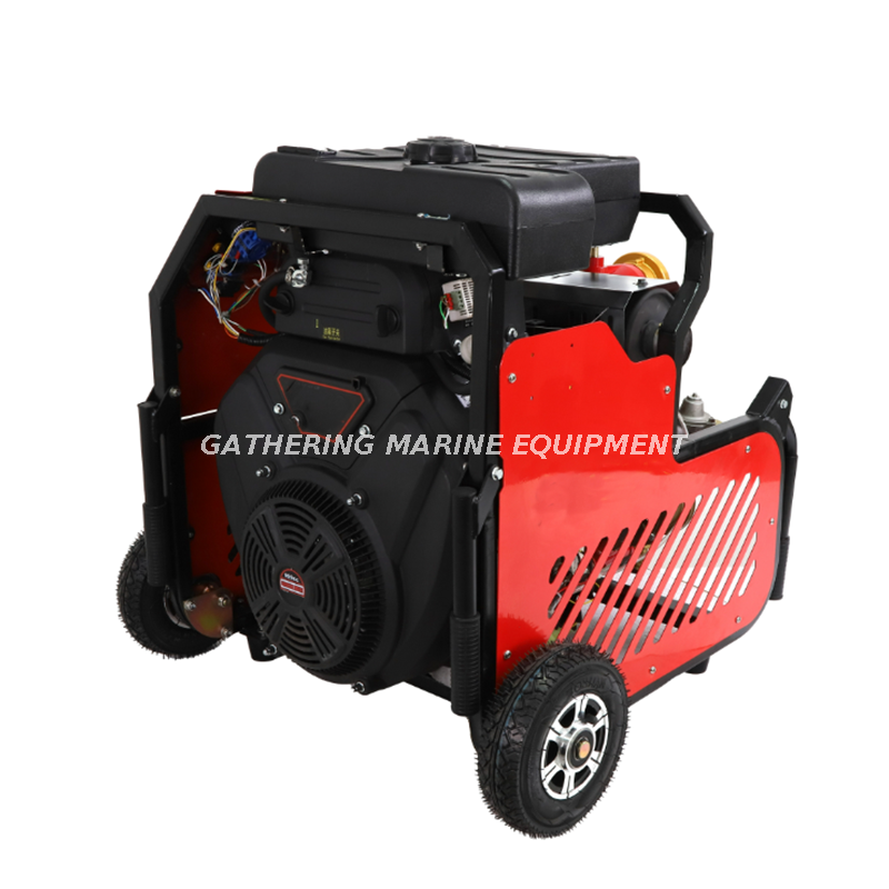 Moteur essence/diesel de pompe à incendie portable pour la lutte contre les incendies