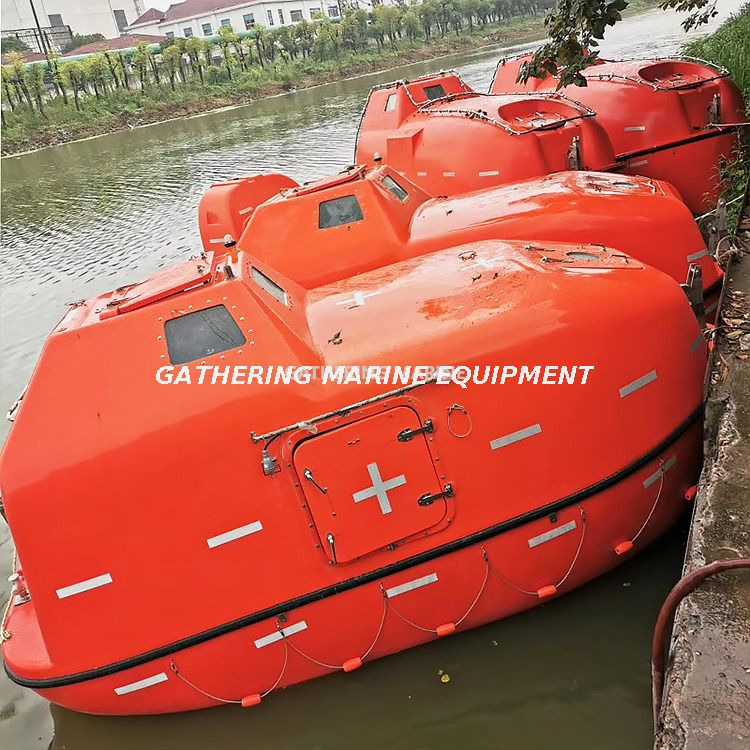 Bateaux de sauvetage SOLAS Canot de sauvetage totalement fermé avec bossoir de type gravité