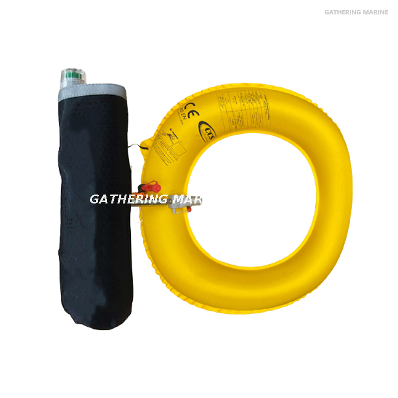 Bouée de sauvetage gonflable automatique CE jetant des bouées de sauvetage