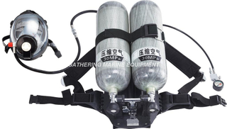 Appareil respiratoire à air autonome à pression positive à double cylindre 