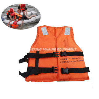 Gilet d'adultes de sports nautiques de gilet de sauvetage de travail du polyester 75N
