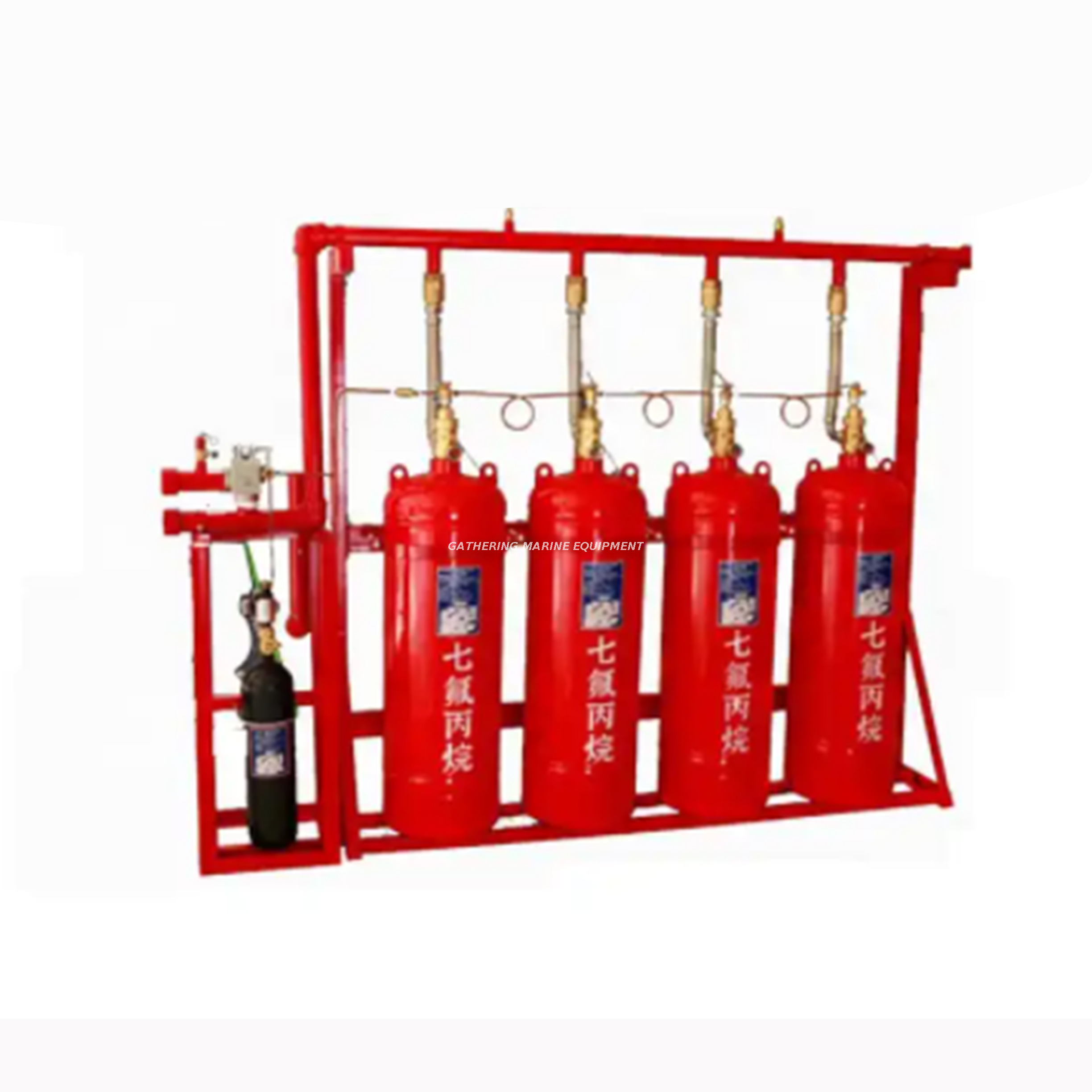 Système marin de suppression de gaz de l'usine FM200 de suppression des incendies HFC-227ea