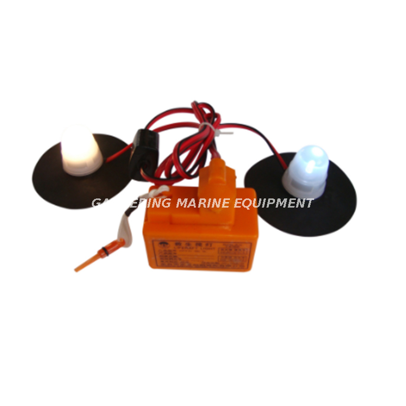Lumière flottante automatique de radeau de sauvetage de batterie au lithium marine avec certificat CCS CE