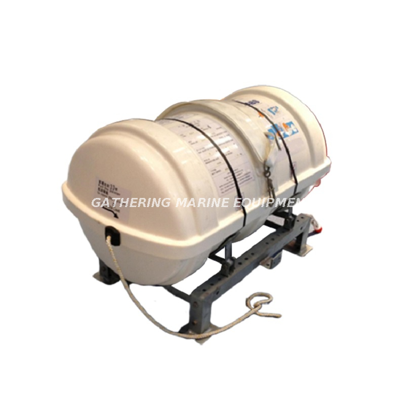 Radeau de sauvetage gonflable ISO9650 pour petits bateaux, radeau de sauvetage de loisirs pour yacht